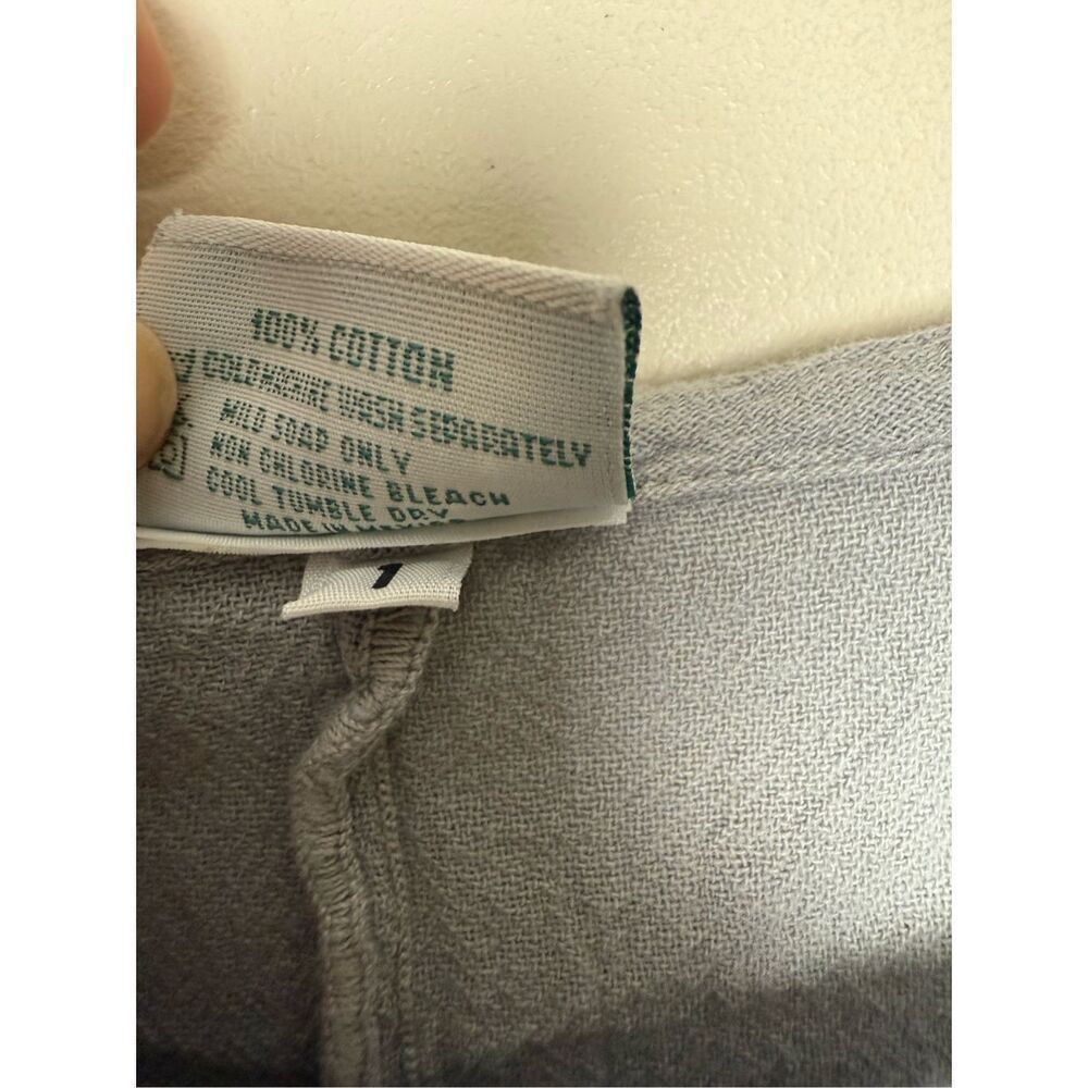 Oh My Gauze Set 3/4 Sleeve Crewneck Shirt & Bermuda Shorts Taupe & Gray Size 1-S - Picture 3 of 8